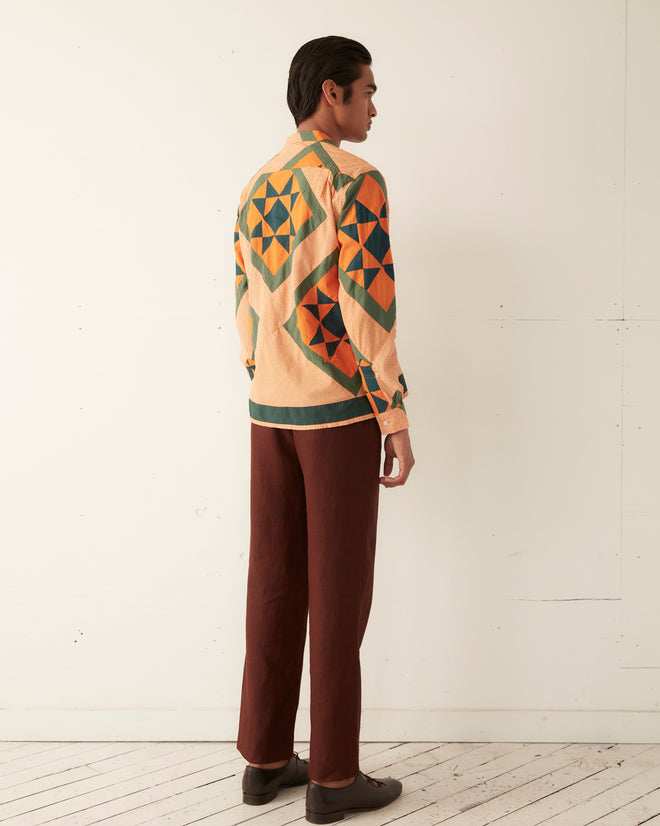 Star Quilt Long Sleeve Shirt Shirts BODE New York