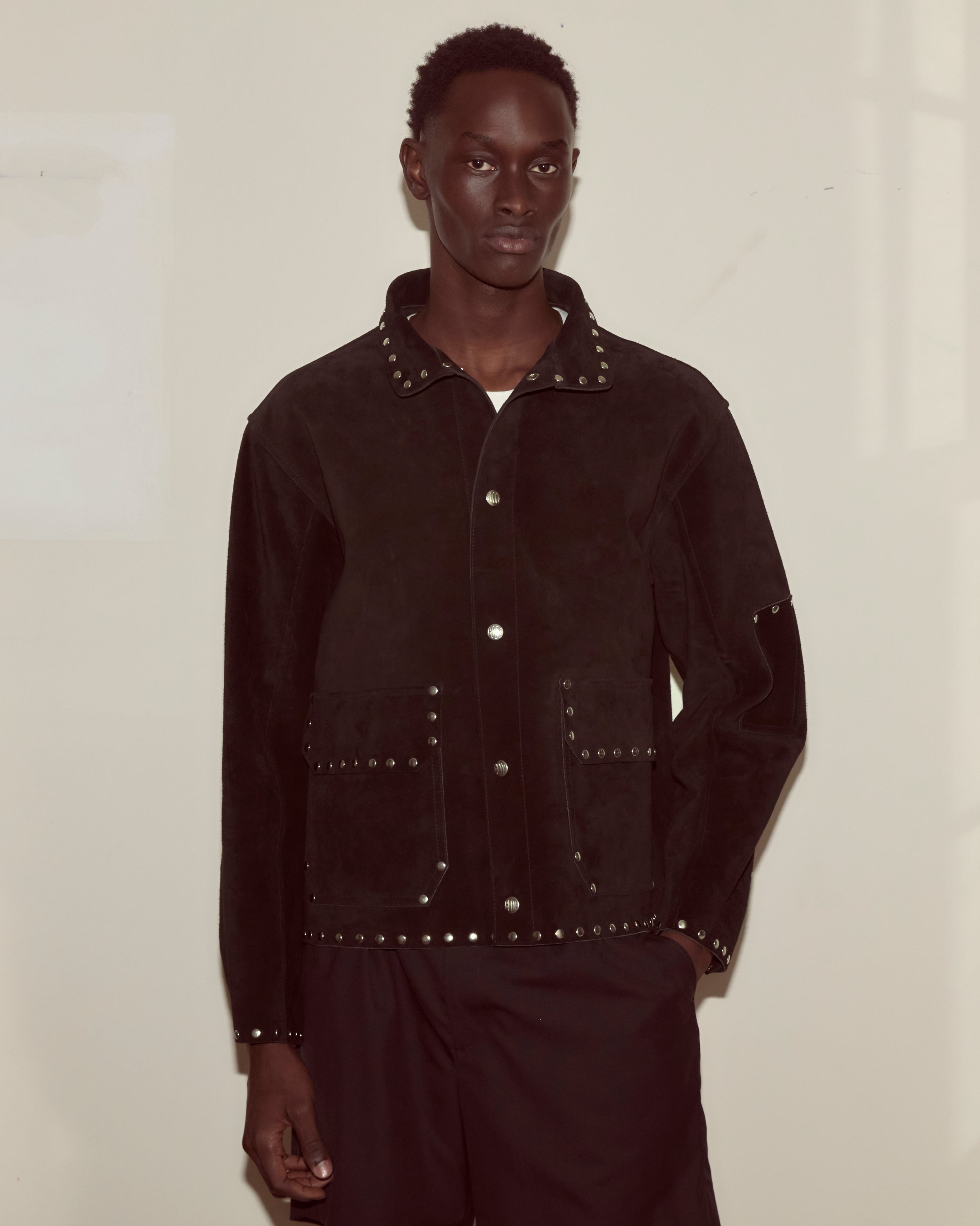 Studded Welding Jacket - Black – BODE