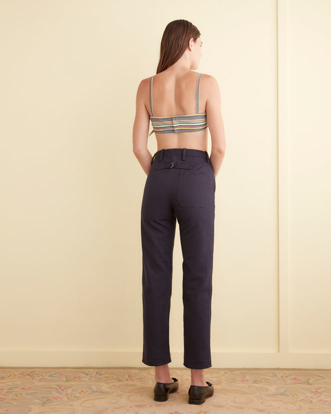 Summer Mint Stripe Bra OOAK SHIRT BODE New York