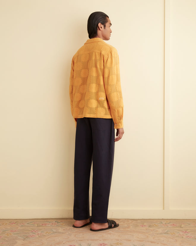 Sunflower Lace Long Sleeve Shirt - Golden SHIRT BODE New York