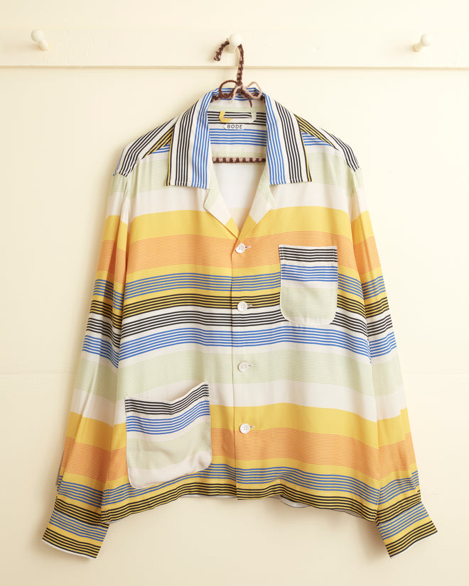 Sunset Stripe Long Sleeve Shirt MENS SHIRTS BODE New York