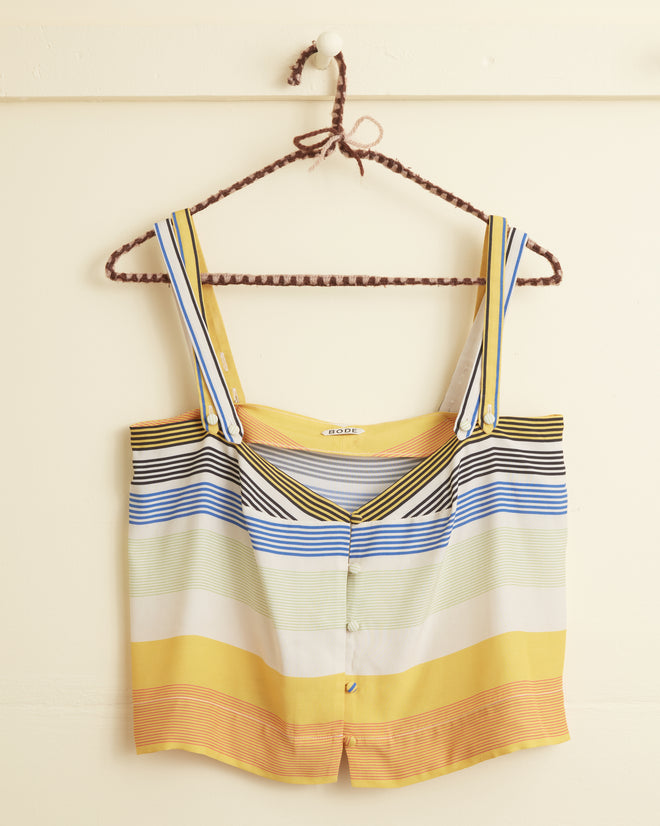 Sunset Stripe Tank WOMENS TOPS BODE New York