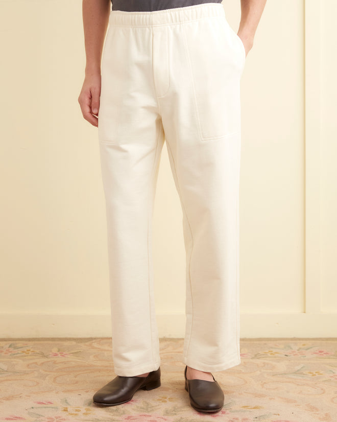Sweatpants - Cream CUT AND SEW BODE New York