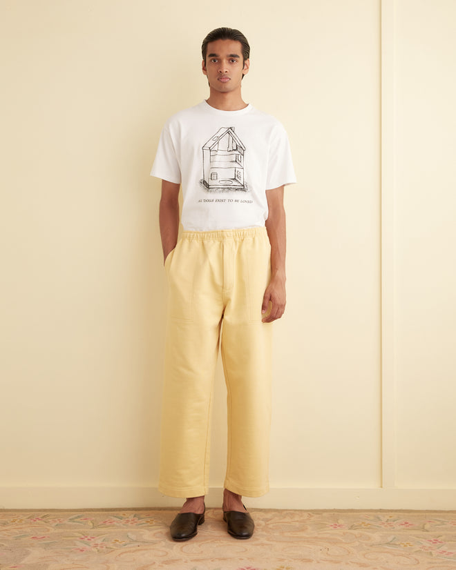 Sweatpants - Lemon CUT AND SEW BODE New York