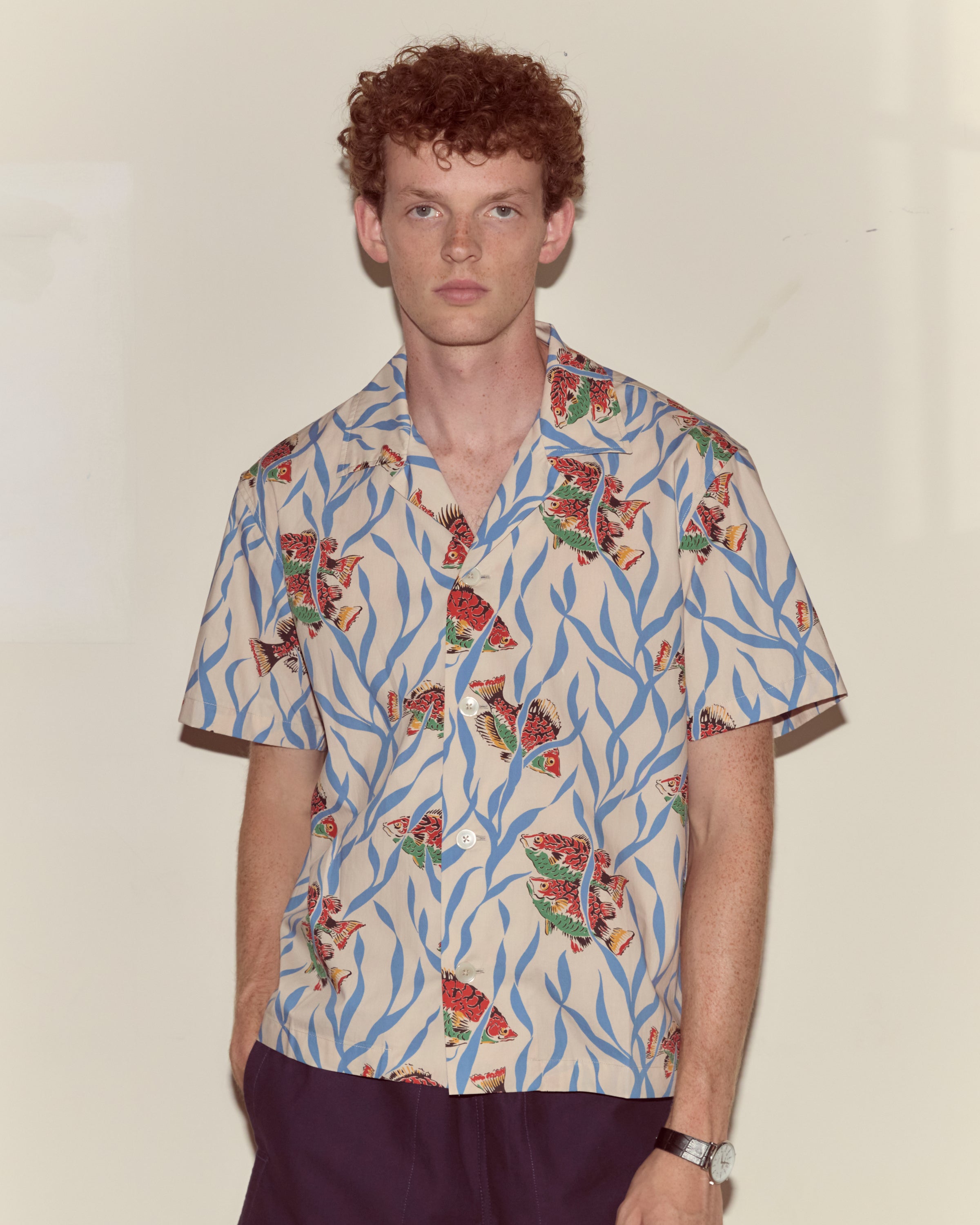 Swimmers Short Sleeve Shirt – BODE Swimmers Short Sleeve Shirt – BODE