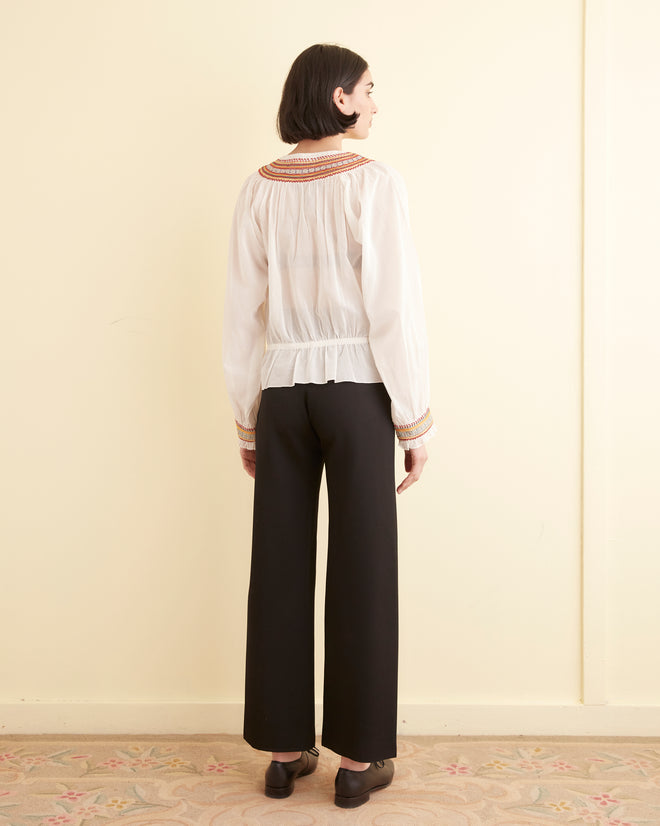 Embroidered Georgette Top SHIRT BODE New York