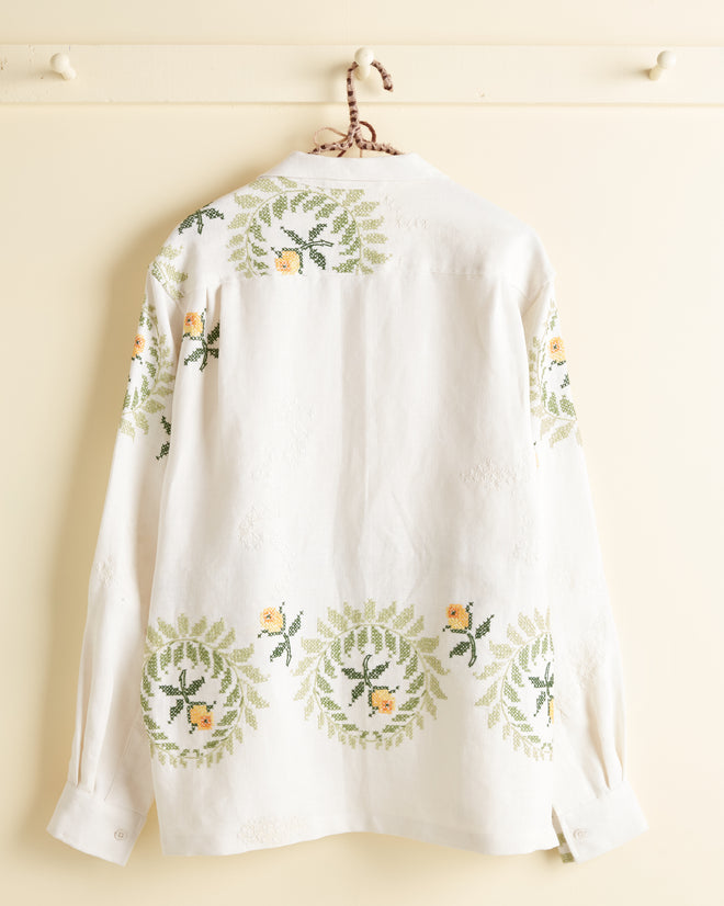 Tangerine Tulip Long Sleeve Shirt - M/L