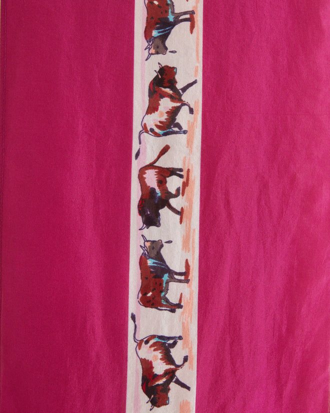 Taureau Neckerchief - Magenta SCARF BODE New York