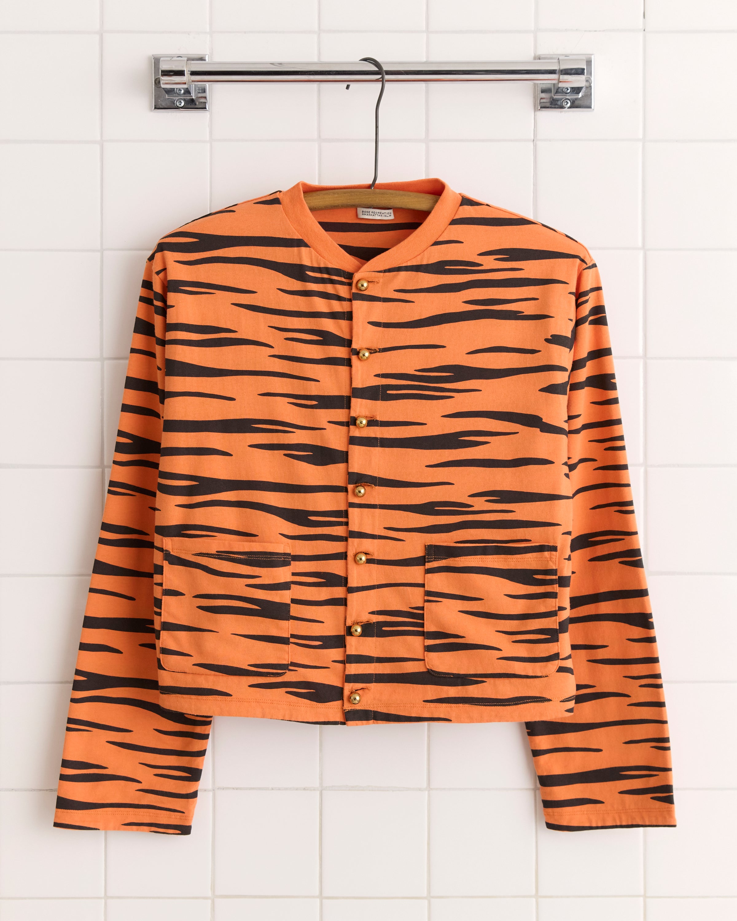 ボーディ BODE カーディガン BODE Zoologist embroidered merino wool and alpaca-blend cardigan