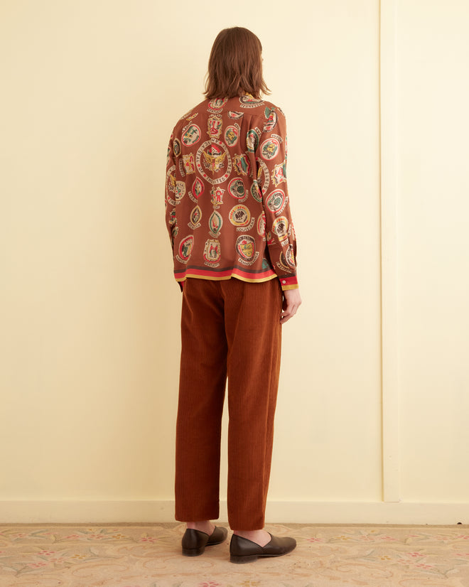 Tobacco Corduroy Trousers TROUSERS BODE New York