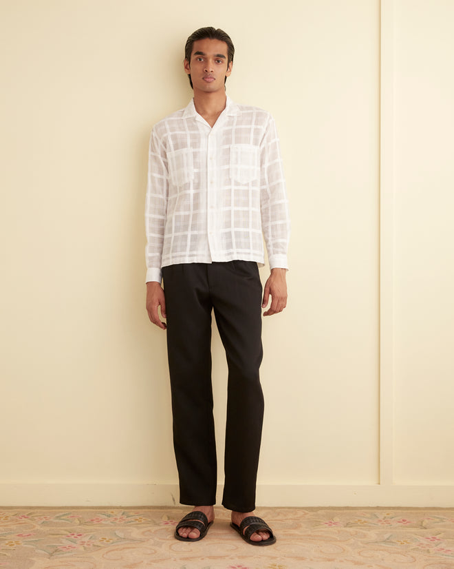 Tonal Plaid Long Sleeve Shirt SHIRT BODE New York