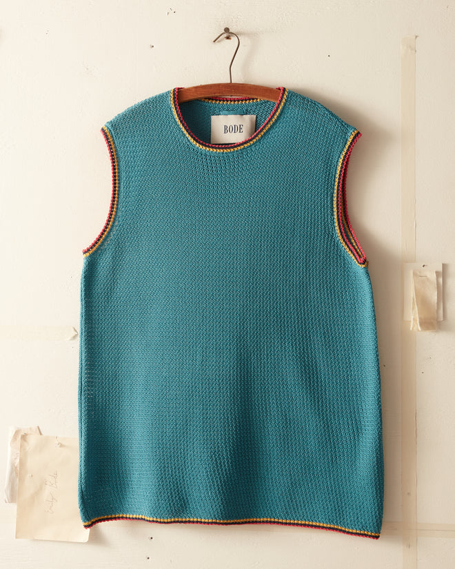 Treehouse Knit Tank Tunic KNITWEAR BODE New York