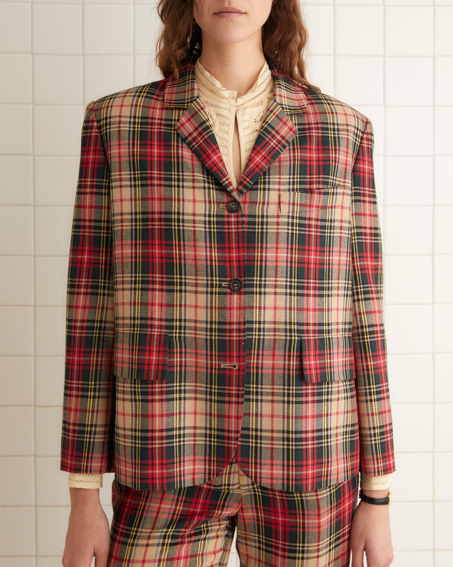 Truro Plaid Suit Jacket SUIT JACKETS BODE New York