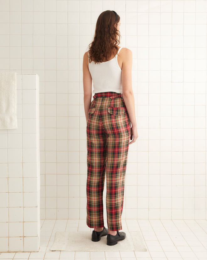 Truro Plaid Trousers TROUSERS BODE New York