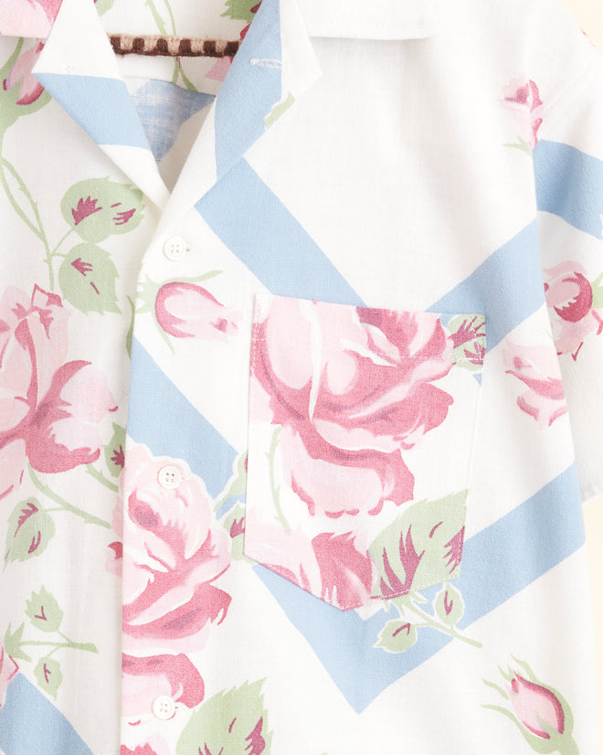 Tulip Side Stripe Shirt - S/M OOAK SHIRT BODE New York