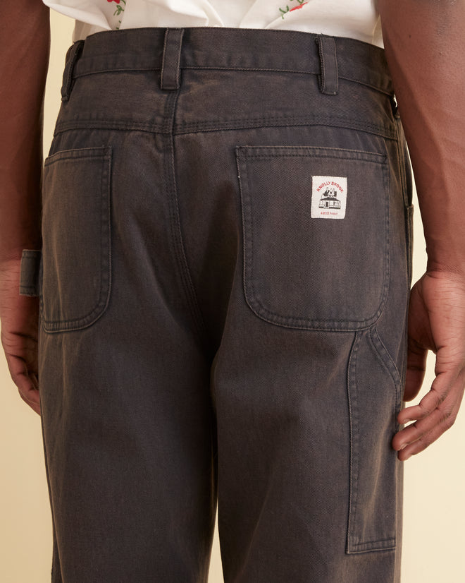 Twill Knolly Brook Trousers - Black MENS TROUSERS BODE New York