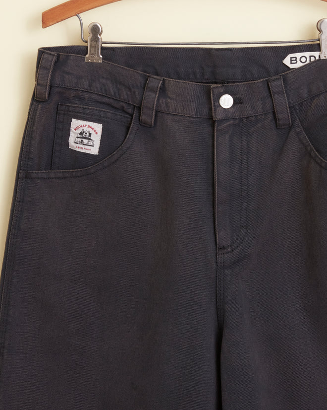 Twill Knolly Brook Trousers - Black MENS TROUSERS BODE New York