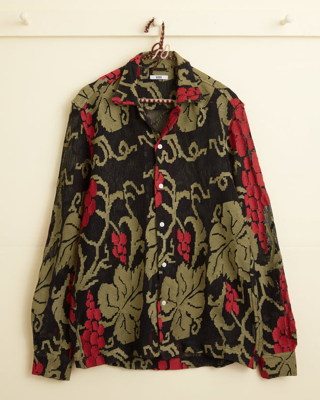 Vineyard Mesh Long Sleeve Shirt SHIRT BODE New York