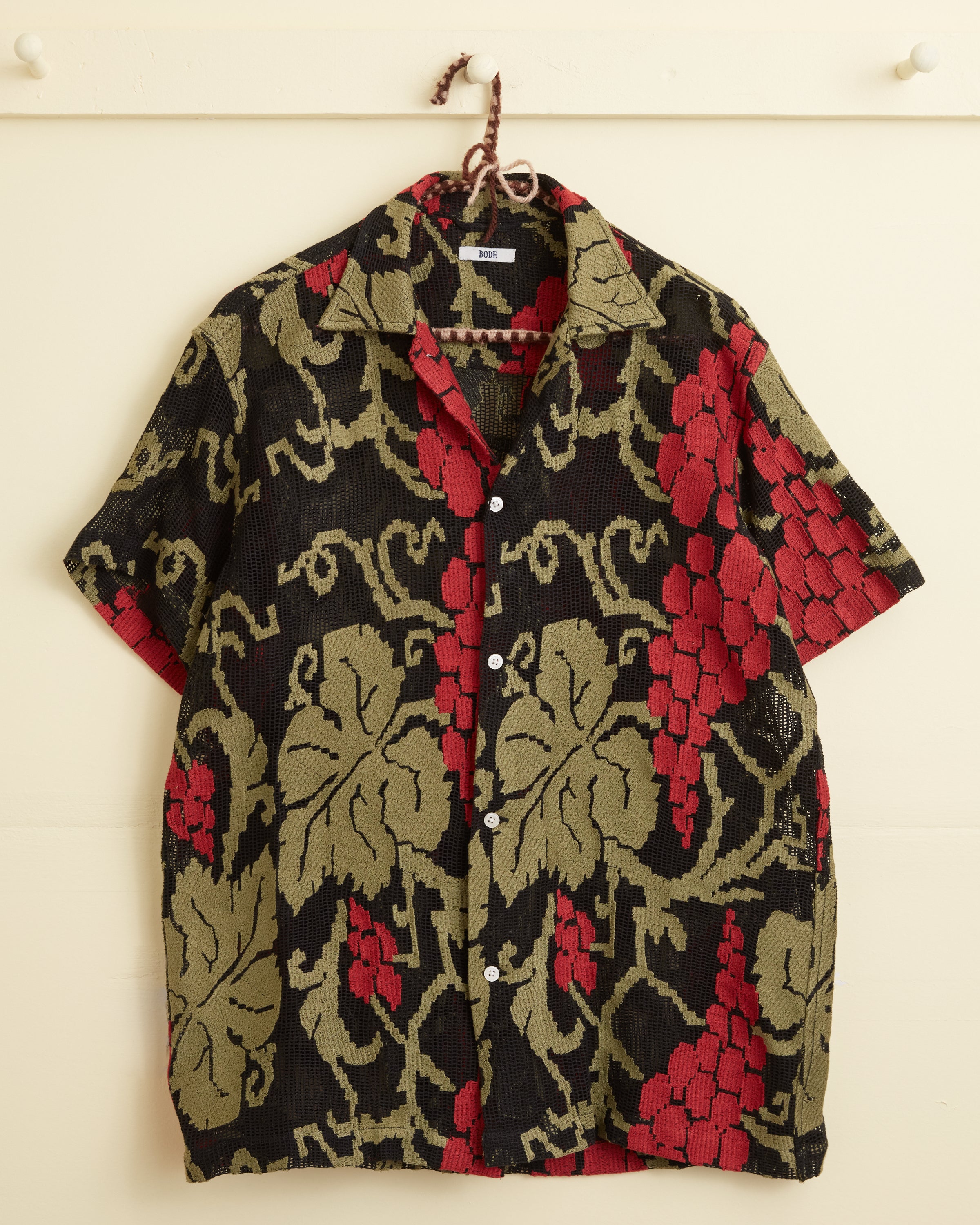 Vineyard Mesh Short Sleeve Shirt – BODE