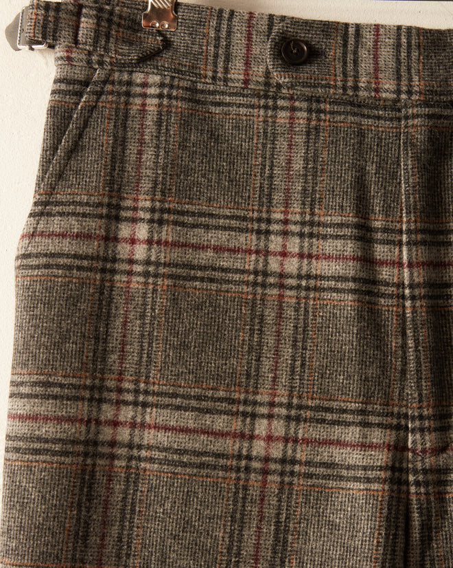 Weimaraner Plaid Trousers - 30