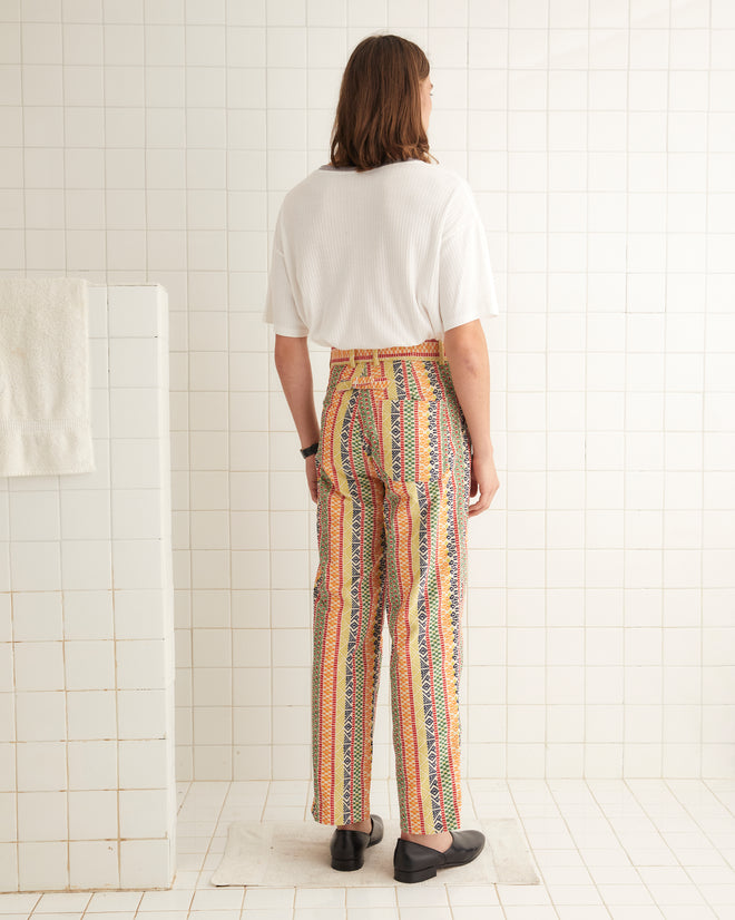 Wildflower Stripe Trousers TROUSERS BODE New York