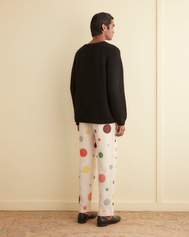Dotted Appliqué Trousers MENS TROUSERS BODE New York