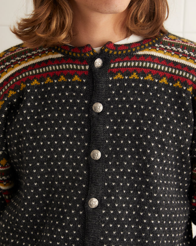Woodford Jacquard Cardigan KNITWEAR BODE New York