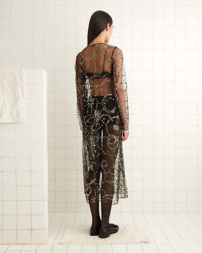 Sheer Fête Duster TOPS BODE New York