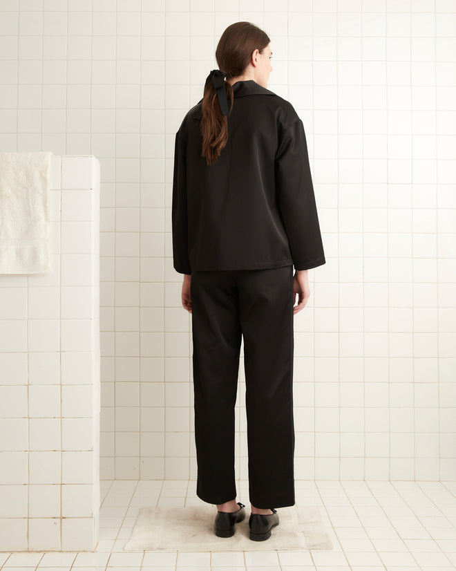 Sheen Bonnie Shirt - Black WOMENS SHIRTS BODE New York