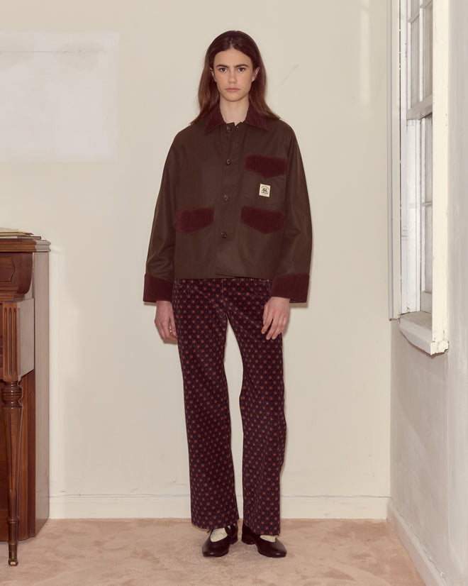 Waxed Craft Jacket - Brown