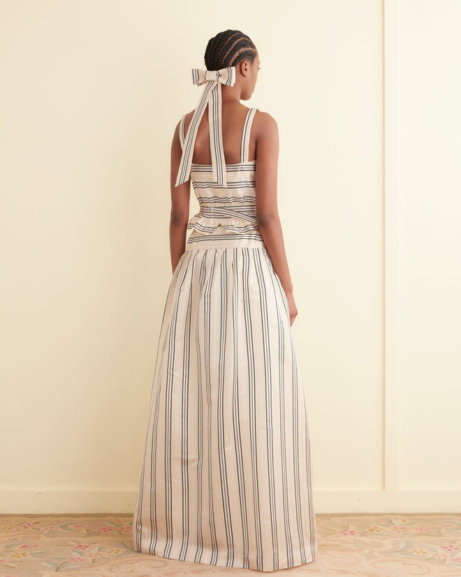 Antique Stripe Stowe Skirt SKIRTS BODE New York