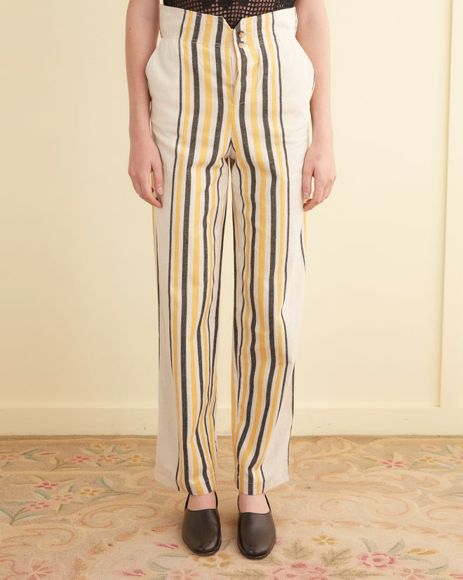 Namesake Stripe Shakey Trousers WOMENS TROUSERS BODE New York