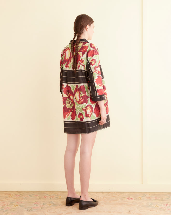 Hibiscus Stripe Dress DRESSES BODE New York