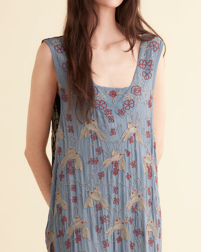 Beaded Tropicbird Duo Dress DRESSES BODE New York