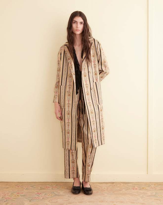 Floret Brocade Coat WOMENS OUTERWEAR BODE New York