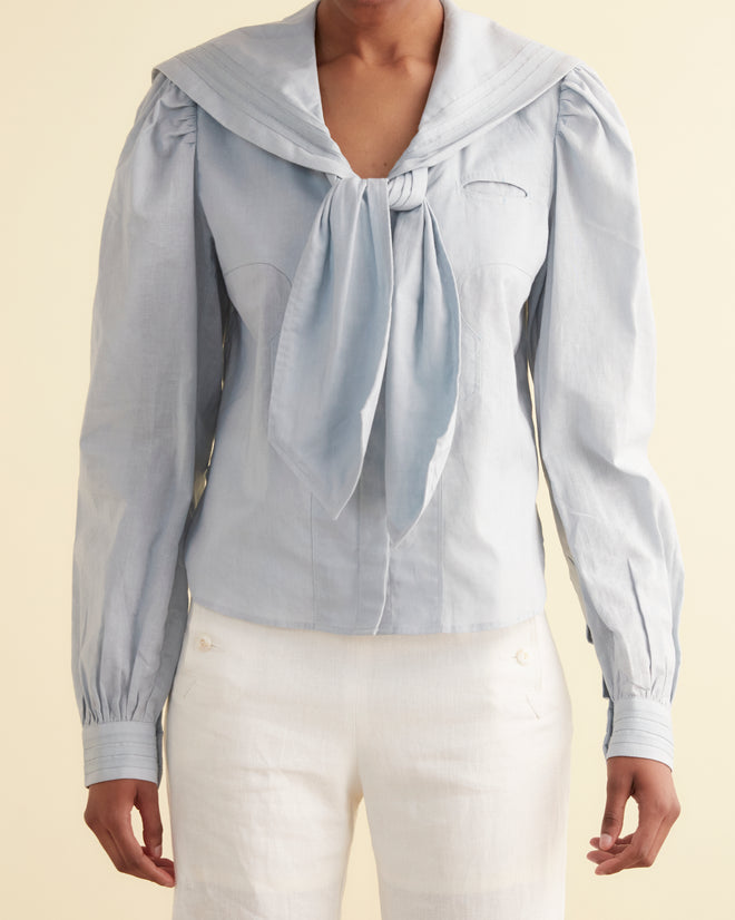 Seafarer Shirt - Blue SHIRTS BODE New York