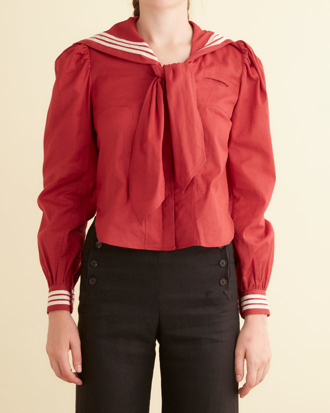 Seafarer Shirt - Red SHIRTS BODE New York