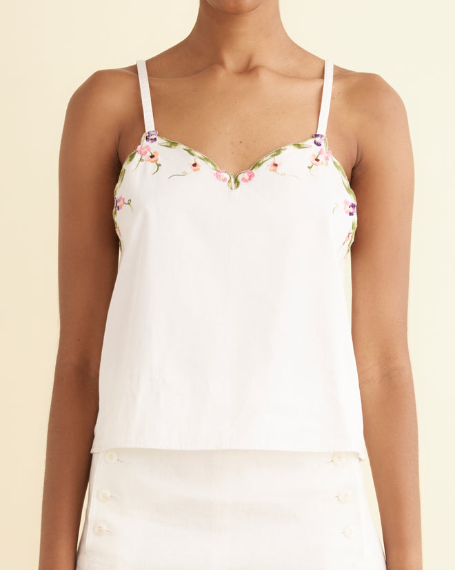 Bitty Garden Tank WOMENS TOPS BODE New York
