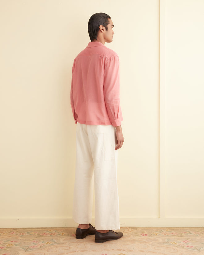 Voile Havana Shirt - Pink MENS SHIRTS BODE New York