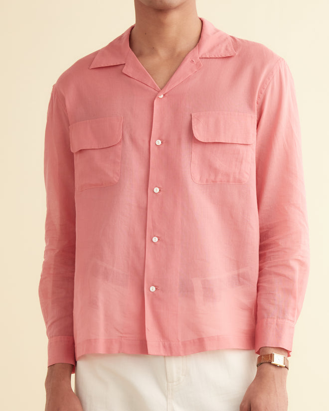 Voile Havana Shirt - Pink MENS SHIRTS BODE New York