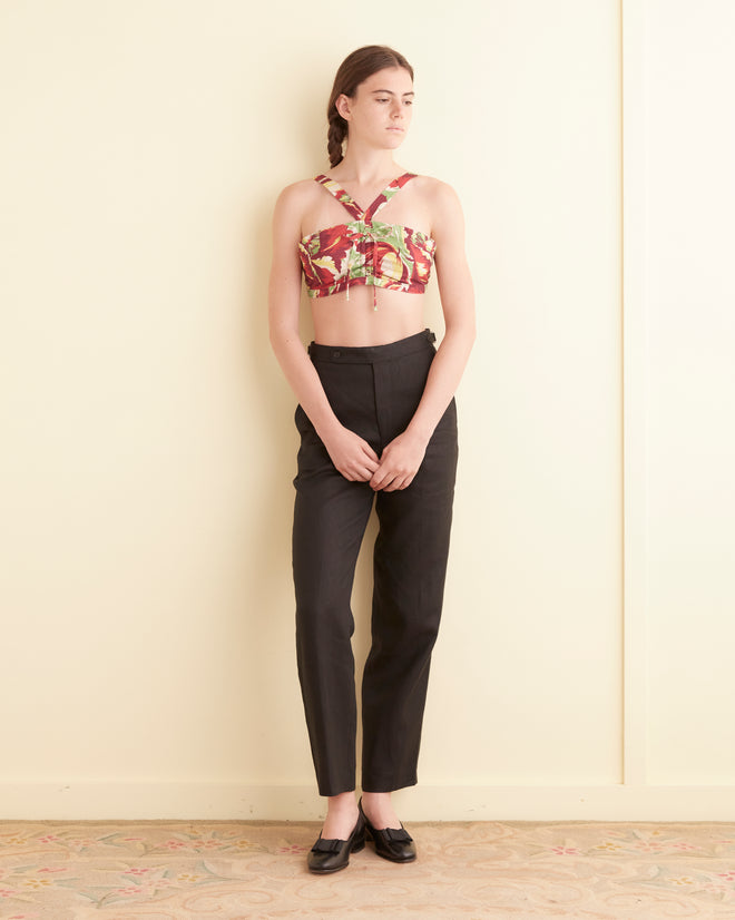 Kopper Hibiscus Bra UNDERPINNINGS BODE New York
