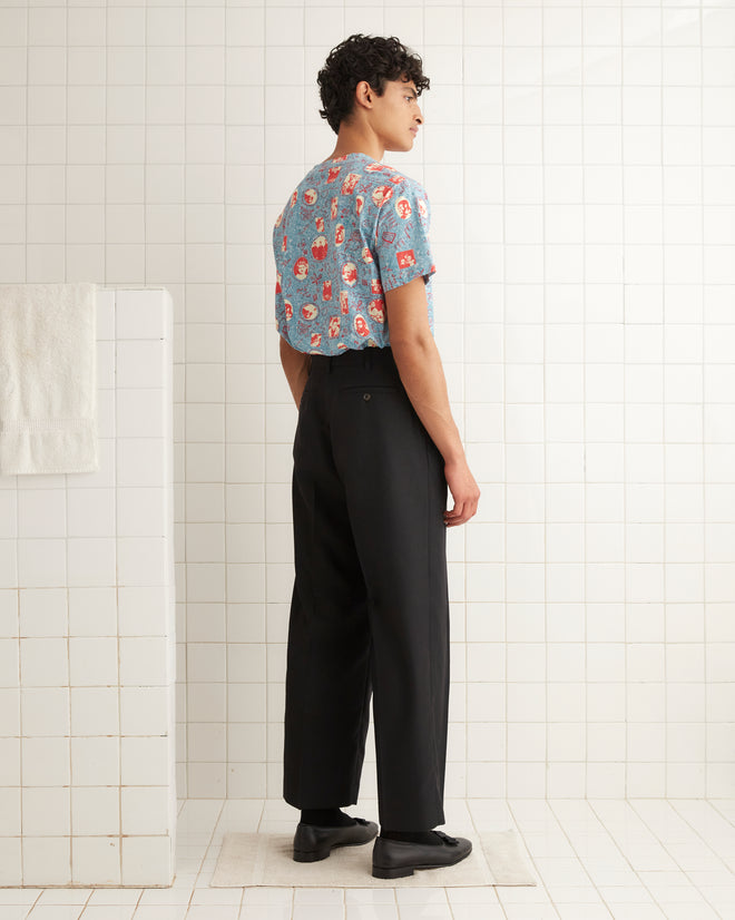 Yearbook Boxy Tee MENS CUT AND SEW BODE New York