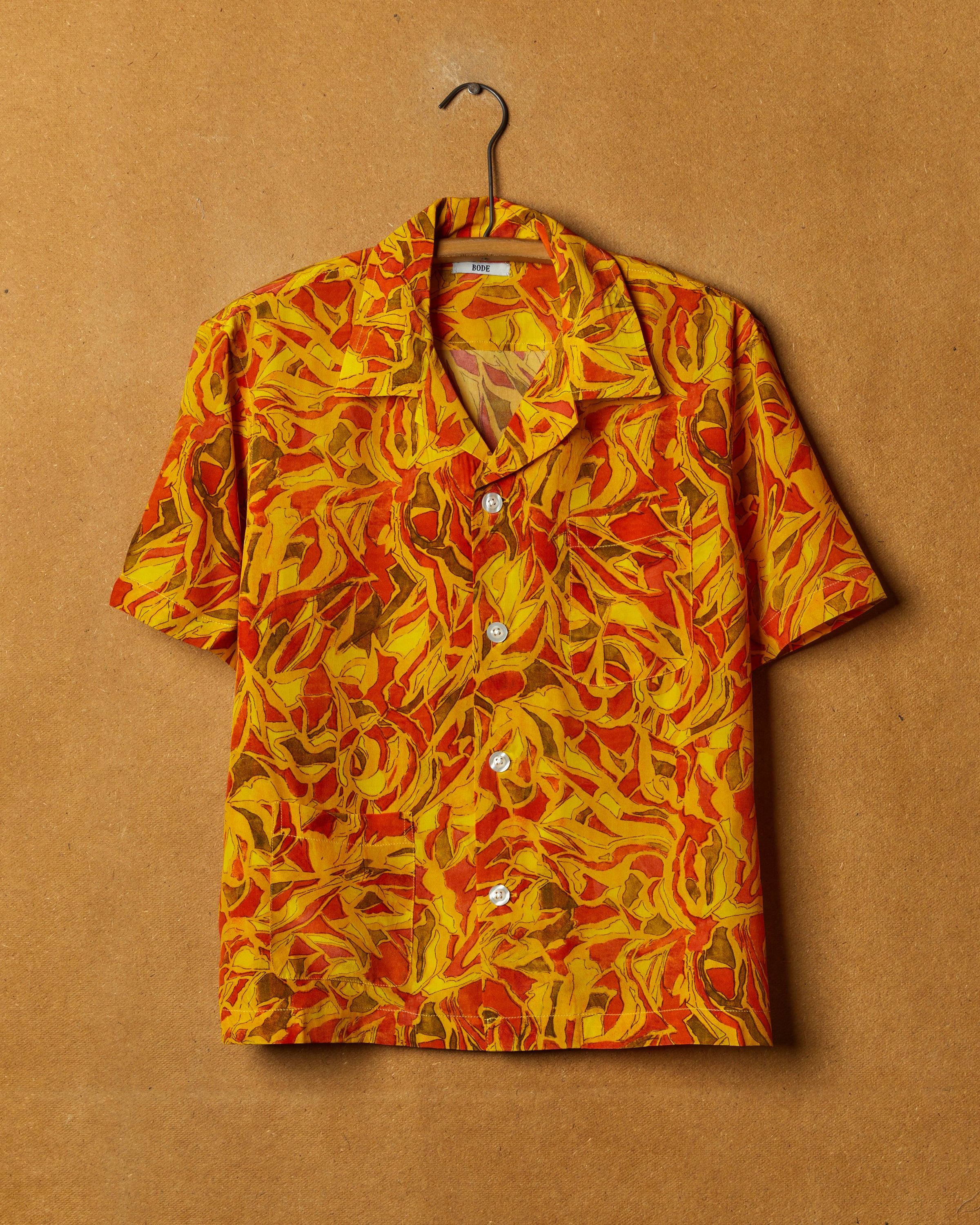 Abstract Foliage Short Sleeve Shirt – BODE