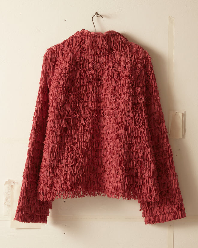 Bullion Fringe Car Coat OUTERWEAR BODE New York