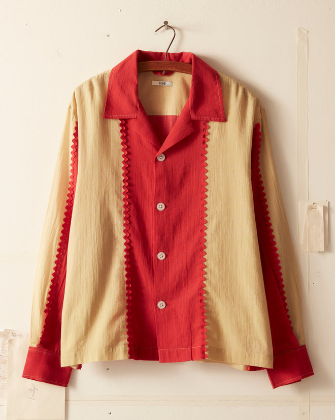 Bunting Stripe Long Sleeve Shirt SHIRT BODE New York