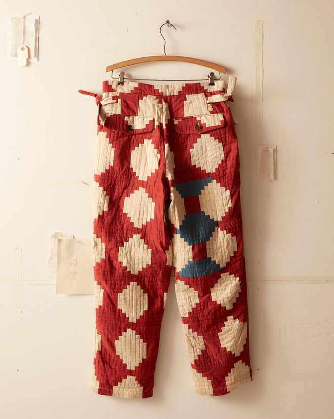 Courthouse Steps Sateen Trousers Pants BODE New York