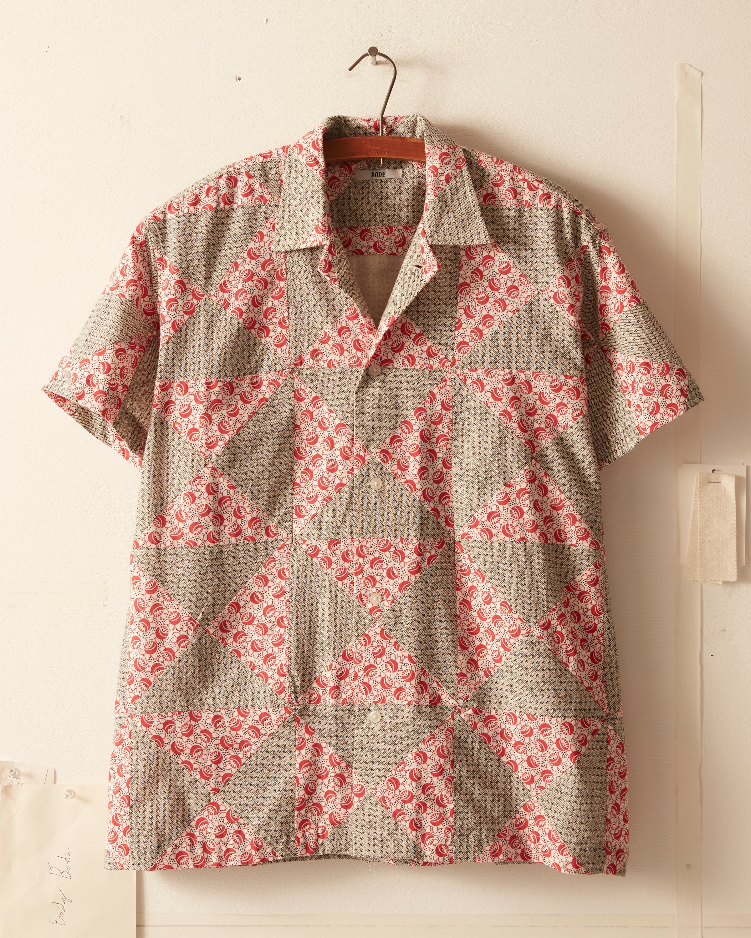 Deco Puzzle Patchwork Short Sleeve Shirt – BODE
