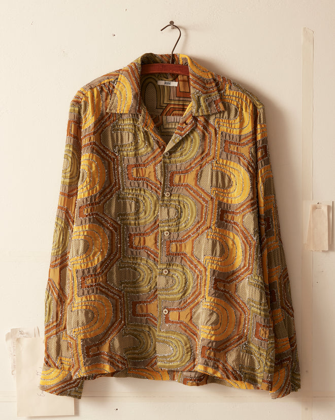 Disco Tinsel Long Sleeve Shirt SHIRT BODE New York