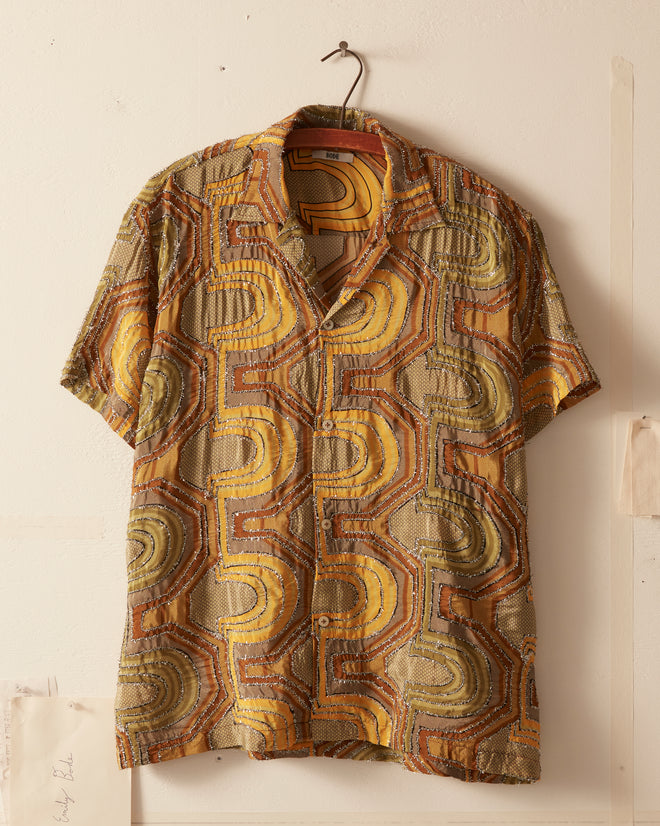 Disco Tinsel Short Sleeve Shirt SHIRT BODE New York