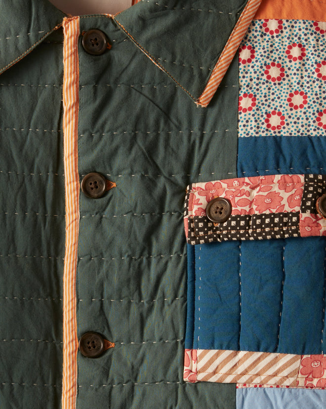 Dotted Daisy Quilt Workwear Jacket OUTERWEAR BODE New York